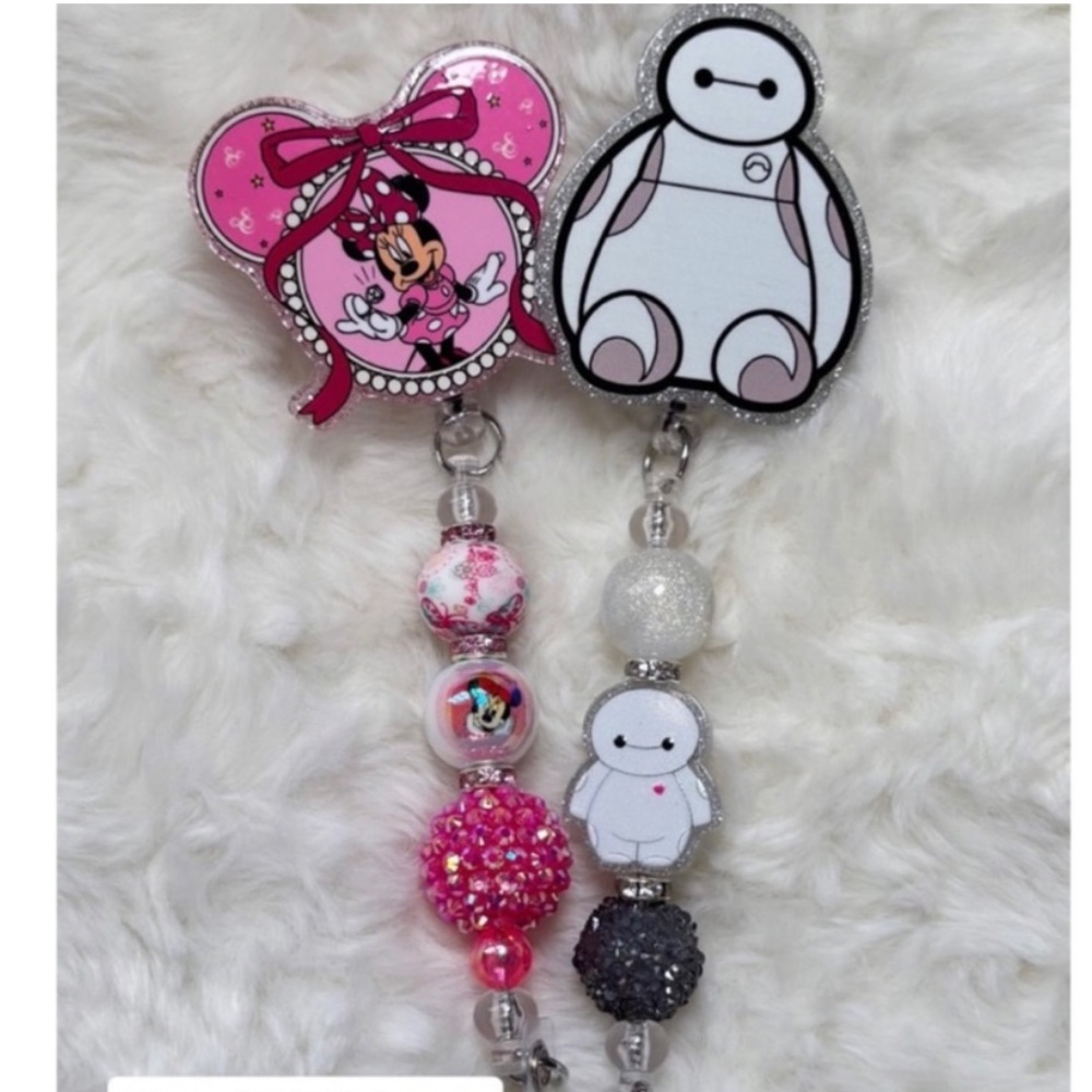 Cartoon character badge reels